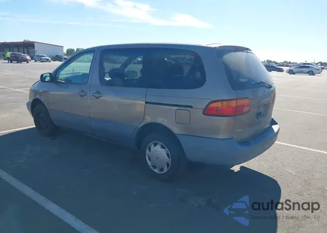 1998 Toyota Sienna Le z USA, uszkodzony, nr VIN 4T3ZF13C4WU061440